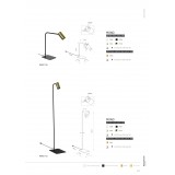 NOWODVORSKI 7714 | Mono-NW Nowodvorski podna svjetiljka 120cm s prekidačem elementi koji se mogu okretati 1x GU10 bijelo, zlatno