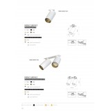 NOWODVORSKI 7690 | Mono-NW Nowodvorski ugradbene svjetiljke spot svjetiljka elementi koji se mogu okretati 2x GU10 crno, zlatno