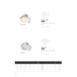 NOWODVORSKI 8990 | Eol Nowodvorski ugradbena svjetiljka okrugli pomjerljivo Ø102mm 1x LED 400lm 4000K IP44/20 bijelo
