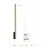 NOWODVORSKI 10830 | Laser Nowodvorski zidna svjetiljka šipka 2x G9 zlatno