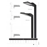 NOWODVORSKI 9252 | Pathway Nowodvorski podna svjetiljka 198cm 1x LED 2200lm 3000K IP65 crno