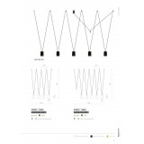 NOWODVORSKI 7817 | More-NW Nowodvorski visilice svjetiljka balansna - ravnotežna, sa visinskim podešavanjem 5x GU10 crno, mesing