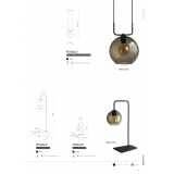 NOWODVORSKI 9308 | Monaco-Crane Nowodvorski stolna svjetiljka 57,5cm sa prekidačem na kablu 1x E27 crno, dim