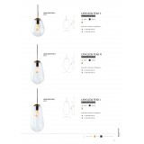 NOWODVORSKI 8532 | Nowodvorski-Cameleon Nowodvorski sjenilo svjetiljka rezervni dijelovi - Pear E27 / G9 zlatno, crno, prozirno