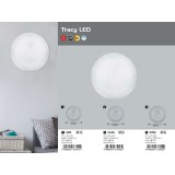 RABALUX 3392 | Tracy-LED Rabalux zidna, stropne svjetiljke svjetiljka okrugli 1x LED 960lm 3000K bijelo, prozirna