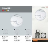 RABALUX 3258 | Soley-LED Rabalux zidna, stropne svjetiljke svjetiljka okrugli 1x LED 960lm 3000K bijelo, prozirna