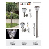 RABALUX 7920 | Amalfi-RA Rabalux zidna svjetiljka sa senzorom 1x LED 760lm 4000K IP44 krom saten, prozirno