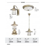 RABALUX 7995 | Sudan Rabalux stropne svjetiljke svjetiljka 2x E27 bronca, bijelo
