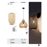 RABALUX 7604 | Zahara Rabalux visilice svjetiljka 1x E27 bezbojno