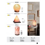 RABALUX 4093 | Ozone Rabalux stolna solna svjetiljka sa prekidačem na kablu 1x E14 90lm 2700K smeđe, bezbojno