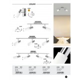 RABALUX 6096 | Logan Rabalux spot svjetiljka s prekidačem izvori svjetlosti koji se mogu okretati 1x E14 krom, bijelo