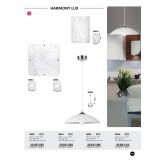 RABALUX 3855 | Harmony-lux1 Rabalux zidna, stropne svjetiljke svjetiljka 2x E27 sa bijelim patternom, krom
