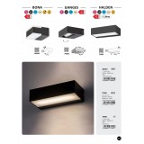 RABALUX 8060 | Bona Rabalux zidna svjetiljka UV odporna plastika 2x LED 678lm 4000K IP54 UV antracit, bijelo