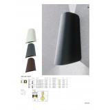 REDO 9541 | Twill-RD Redo zidna svjetiljka 1x LED 429lm 4000K IP65 tamno siva, opal