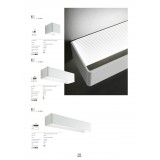 REDO 01-1343 | Duel Redo zidna svjetiljka 1x LED 711lm 3000K bijelo mat