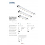 REDO 01-1132 | Horizon-RD Redo zidna svjetiljka 1x LED 1350lm 3000K IP44 krom, saten