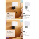 SEARCHLIGHT 6519SS | Wall-SL Searchlight zidna svjetiljka s prekidačem fleksibilna 1x E27 + 1x LED 70lm saten srebro, bijelo