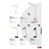 SEARCHLIGHT EU4122WH | Desk-Partners-Flex Searchlight stolna svjetiljka 30cm sa prekidačem na kablu fleksibilna 1x E14 bijelo