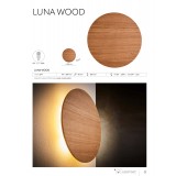 TK LIGHTING 3377 | Luna-Wood Tk Lighting zidna svjetiljka háttérvilágítás 4x G9 bezbojno