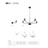 TK LIGHTING 4613 | Limal-TK Tk Lighting luster svjetiljka 7x E14 crno