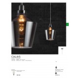 TRIO 304800142 | Calais-TR Trio visilice svjetiljka 1x E27 antracit, dim