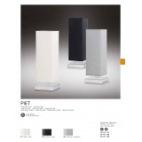 TRIO 5914011-01 | Piet Trio stolna svjetiljka 35,5cm sa tiristorski dodirnim prekidačem jačina svjetlosti se može podešavati 1x E14 krom, bijelo