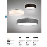TRIO 603900202 | Hotel-TR Trio stropne svjetiljke svjetiljka 2x E14 poniklano mat, crno