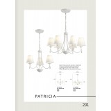 VIOKEF 4164200 | Patricia-VI Viokef visilice svjetiljka 6x E14 bijelo