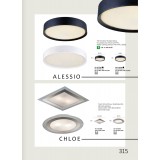VIOKEF 4132600 | Chloe-VI Viokef stropne svjetiljke svjetiljka 2x E27 bijelo, krom