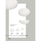 VIOKEF 3913000 | Electra-VI Viokef stropne svjetiljke svjetiljka 1x E27 bijelo, poniklano mat, alabaster