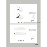 VIOKEF 351300 | Niobe Viokef zidna svjetiljka 1x E14 bijelo mat, krom