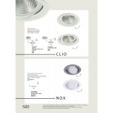 VIOKEF 4157200 | Nox Viokef ugradbena svjetiljka pomjerljivo Ø78mm 1x LED 314lm 3000K bijelo