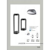 VIOKEF 4190800 | Jason-VI Viokef podna svjetiljka 50cm 1x LED 1040lm 3000K IP65 tamno siva