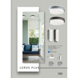 VIOKEF 4171600 | Leros-Plus Viokef zidna svjetiljka 1x LED 500lm 3000K IP54 srebrno, bijelo