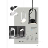 VIOKEF 4205601 | Hemi Viokef visilice svjetiljka 1x LED 540lm 3000K crno