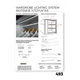 VIOKEF 4181500 | Strip Viokef element sustava svjetiljka 1x LED 370lm 3000K sivo, bijelo