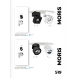 VIOKEF 4208301 | Moris-VI Viokef spot svjetiljka 1x LED 533lm 3000K crno