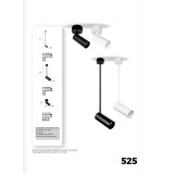 VIOKEF 4184101 | Reeds Viokef spot svjetiljka elementi koji se mogu okretati 1x GU10 crno