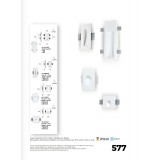 VIOKEF 4116500 | Aster-VI Viokef ugradbena svjetiljka može se bojati 1x LED 75lm 3000K bijelo