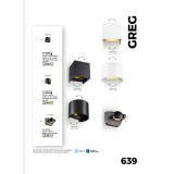 VIOKEF 4188701 | Greg-VI Viokef zidna svjetiljka elementi koji se mogu okretati 1x LED 420lm 3000K crno