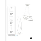 VIOKEF 4202400 | Cozi Viokef visilice svjetiljka 1x LED 2100lm 3000K bijelo
