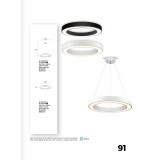 VIOKEF 4214000 | Apollo-VI Viokef visilice svjetiljka 1x LED 2090lm 3000K bijelo